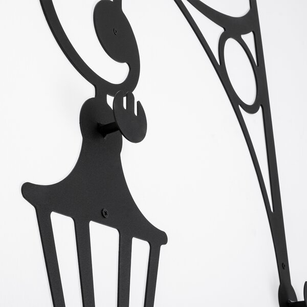 ASIR Kovový věšák LAMPA 117 cm nástěnný