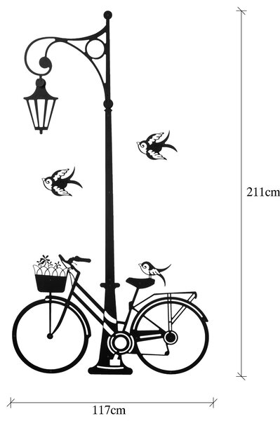 ASIR Kovový věšák LAMPA 117 cm nástěnný