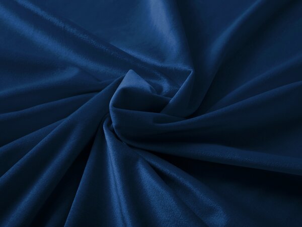 Sametová látka Velvet Premium SVP-036 Námořnická modrá - šířka 145 cm
