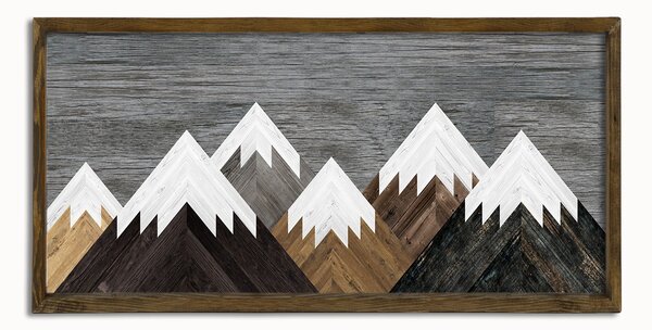 ASIR Nástěnný obraz MOTIV HORY 60 cm MDF