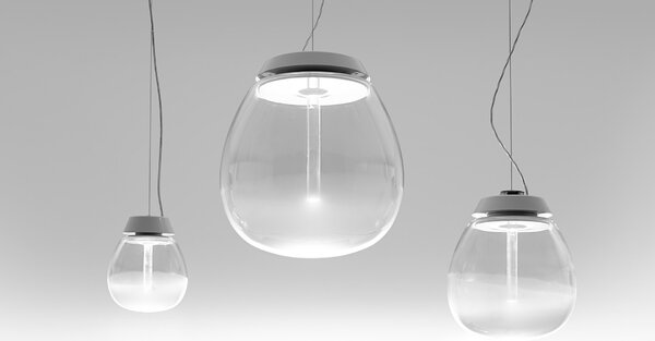 Artemide 1815010A Empatia 16, designové závěsné svítidlo, 11W LED 3000K, prům. 16cm