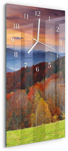 Skleněné hodiny vertikální Perspektivy zsppb-30x60-00079628