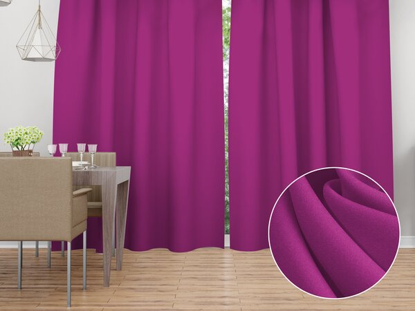 Biante Dekorační závěs Rongo RG-092 Purpurový 140x140 cm
