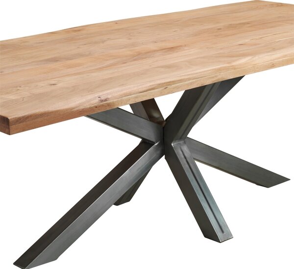 JÍDELNÍ STŮL, akácie, přírodní barvy, 220/100/76 cm P & B - Jídelní stoly, Online Only