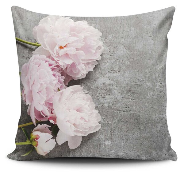 ASIR Dekorační polštář PIVOŇKY 43 cm polyester-bavlna