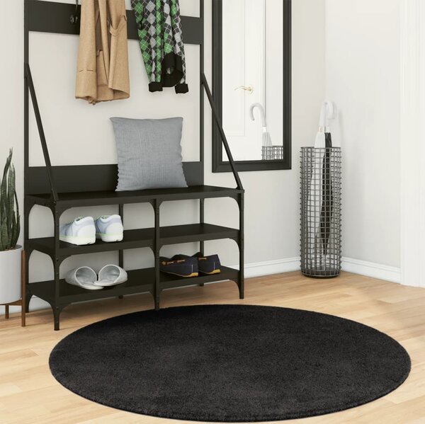 VidaXL Koberec HUARTE krátký vlas měkký a pratelný Ø 120 cm [375010] Barva: Zelená