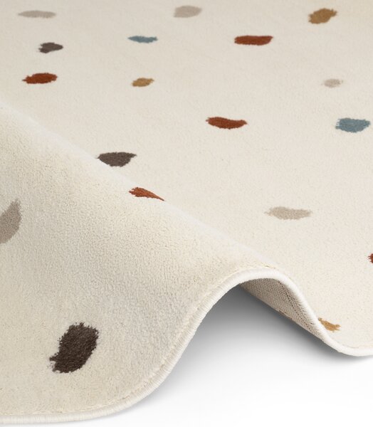 Hanse Home, Dětský koberec Adventures 106210 Cream Multicolor kruh, 160x160 (průměr) kruh, bílá, dětský pokoj