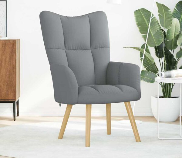 VidaXL Relaxační křeslo textil [4016774] Barva: světle šedá
