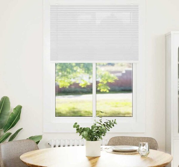 VidaXL Plisovaná roleta 90x100 cm Šířka látky 89,4 cm [4015175] Barva: Bílá