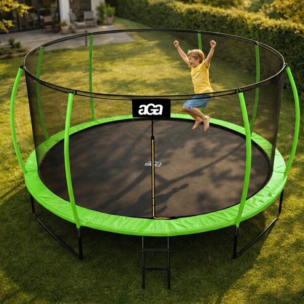Aga Trampolína 430 cm + ochranná síť + žebřík