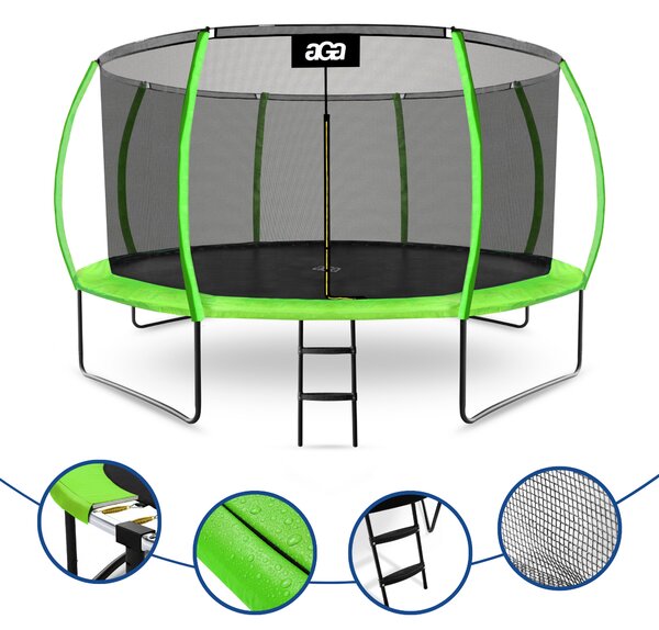 Aga Trampolína 430 cm + ochranná síť + žebřík