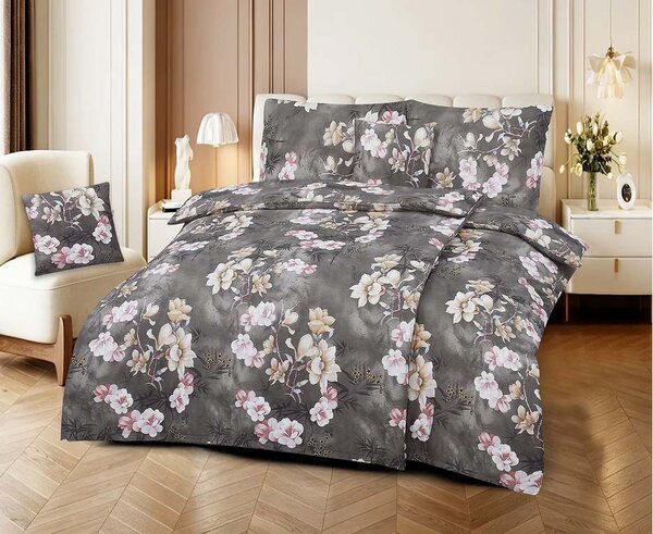 Jahu Modern House Selena 6dílné mikrosaténové povlečení Rozměr: 2x 70 x 90, 2x 140 x 200, 2x 45 x 45 cm
