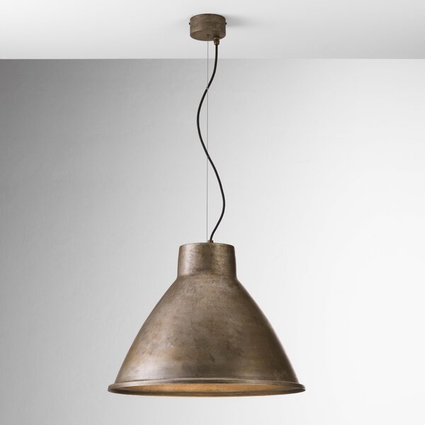 Il Fanale 269.14.FF Loft, industriální závěsné svítidlo ze železa, 1x15W E27, prům. 57cm