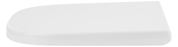 Gamma Lumino, toaletní WC sedátko 445x345mm z polypropylenu s pomalým zavíráním, bílá, GAM-LUMINO
