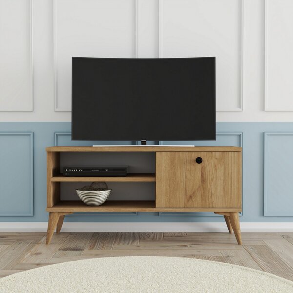 Hanah Home TV stolek Retro 90 cm dub