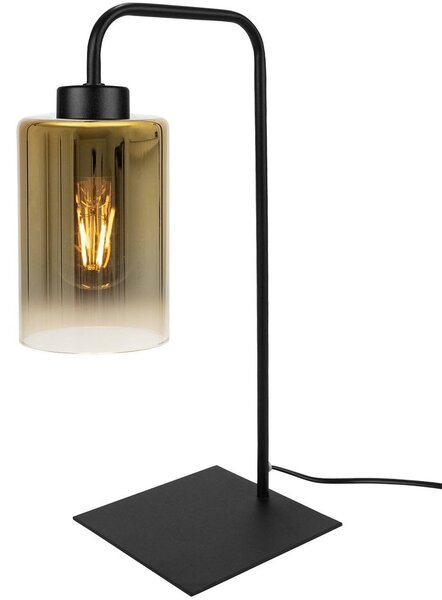 Stolní lampa Hella, 1x skleněné stínítko (výběr ze 3 barev)