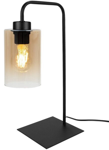 Stolní lampa Hella, 1x skleněné stínítko (výběr ze 3 barev)