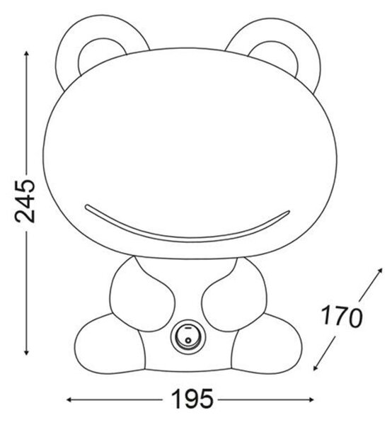 ACA Lighting Dětské stolní svítidlo MT120941G