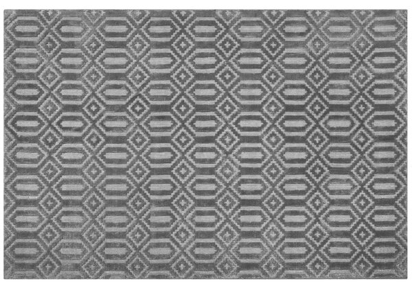 Koberec ADATEPE Tmavě šedá 160 x 230 cm Viskóza