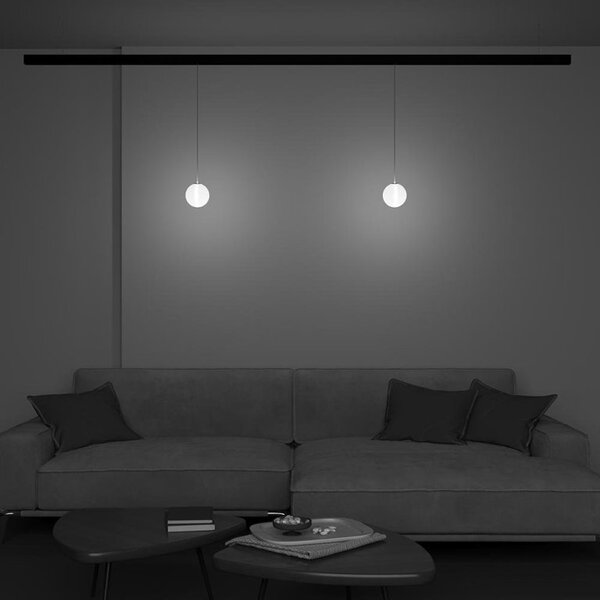 Maytoni Závěsné LED svítidlo LUNA 5W pro systém EXILITY, ø 13 cm, 3000K nestmívatelné Barva: Bílá