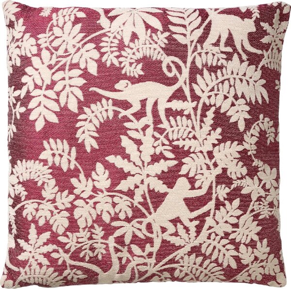 Dekorační povlak na polštář ABU MERLOT 45x45 cm, vínový