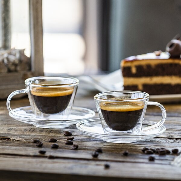 4Home Termo sklenice na espresso Elegante Hot&Cool, 80 ml, 2 ks