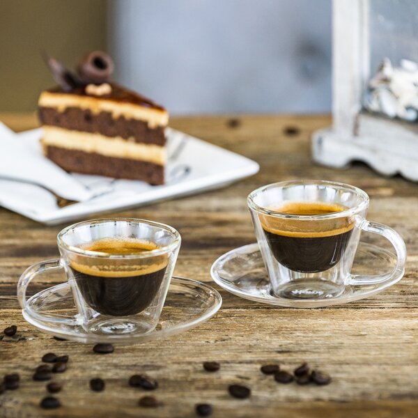 4Home Termo sklenice na espresso Elegante Hot&Cool, 80 ml, 2 ks