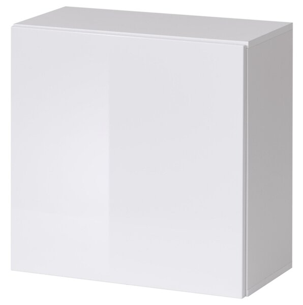 Závěsná skříňka MATCH 3 bílá/bílá vysoký lesk