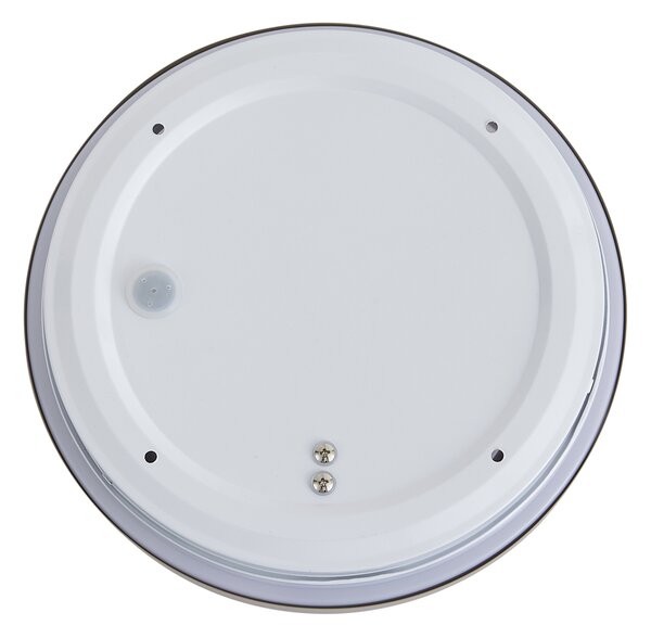 Moderní stropní svítidlo taupe s bílou barvou 25 cm IP44 - Walden