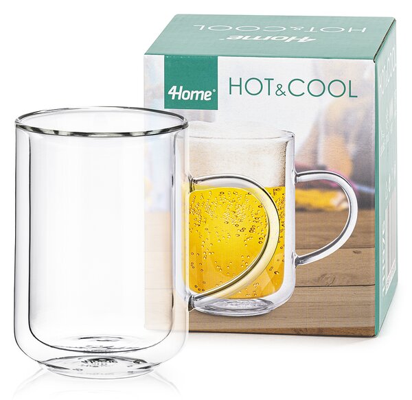 4Home Termo sklenice Beer classic Hot&Cool 550 ml, 1 ks