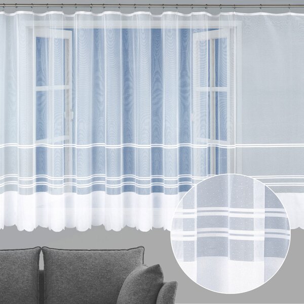 Záclona vzor Pruhy ZAC-007 výška 150 cm Pouze metráž