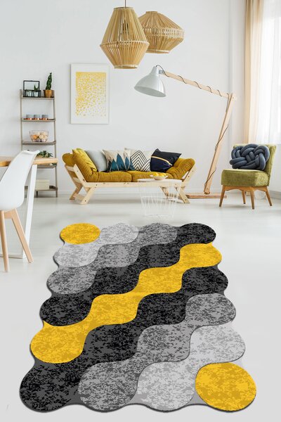 Conceptum Hypnose Kusový koberec Circle Djt, Vícebarevná Rozměr koberce: 100 x 150 cm