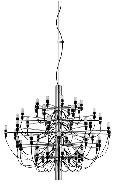 Flos A1502057 2097-50, luxusní chromový lustr, 50x15W E14 čirá, prům. 100cm, výška 88cm