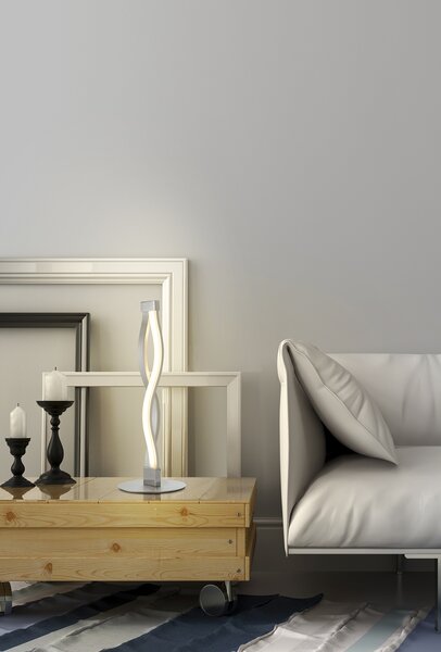 Mantra 5402 Sáhara Forja, stolní LED lampička, 6W 2800K, hnědá, výška 39,7cm