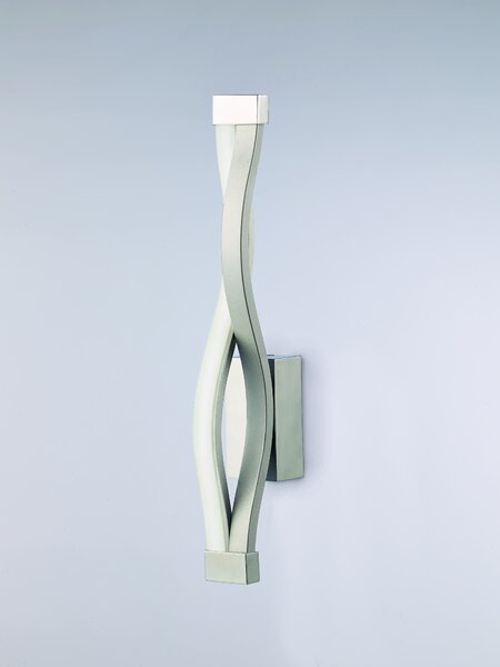 Mantra 4867 Sáhara, nástěnné LED svítidlo, 6W 3000K stmívatelné dotykem, stříbrná/chrom, výška 37,6cm
