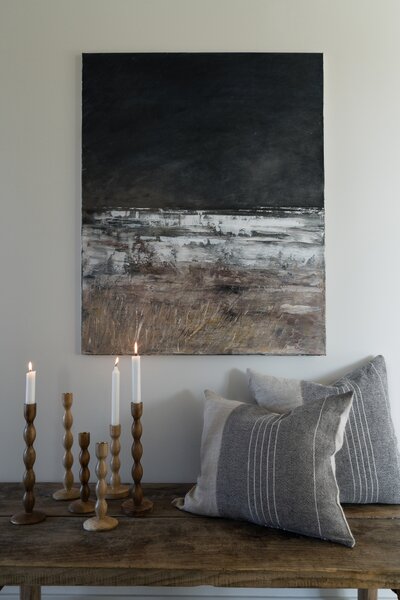 ERNST Povlak na polštář Halflinen Grey - 50 x 50 cm EF524
