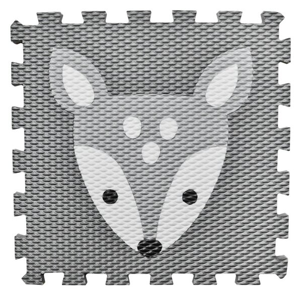 Vylen Pěnové podlahové puzzle Minideckfloor Koloušek Šedý se světle šedým kolouškem 340 x 340 mm