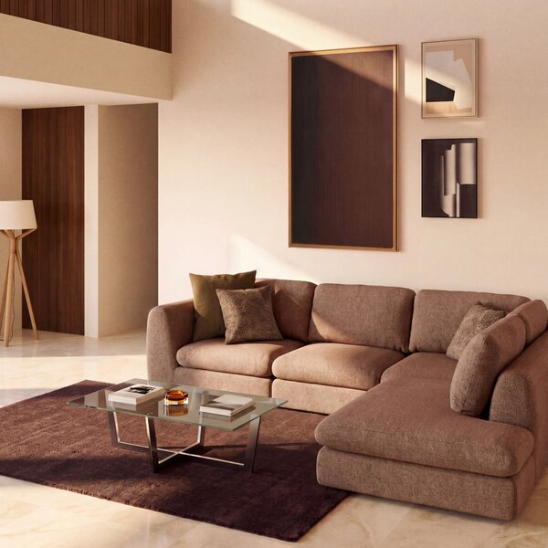 Kave Home Hnědý koberec Empuries 200 x 300 cm