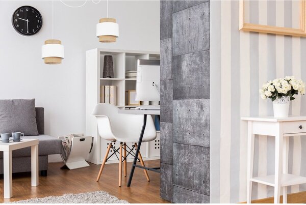 Závěsné svítidlo Boho Spider, 2x jutové/bílé textilní stínítko