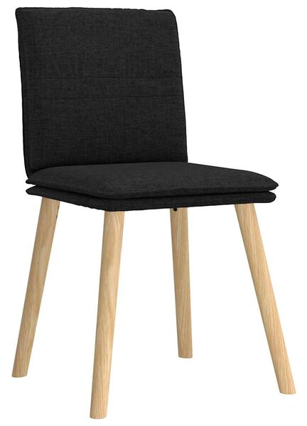 Jídelní židle 6 ks černé textil 3315627