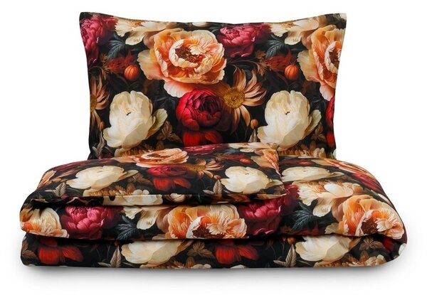 Kvalitex Saténové povlečení Flamengo vínové 1x 140/200, 1x 70/90cm