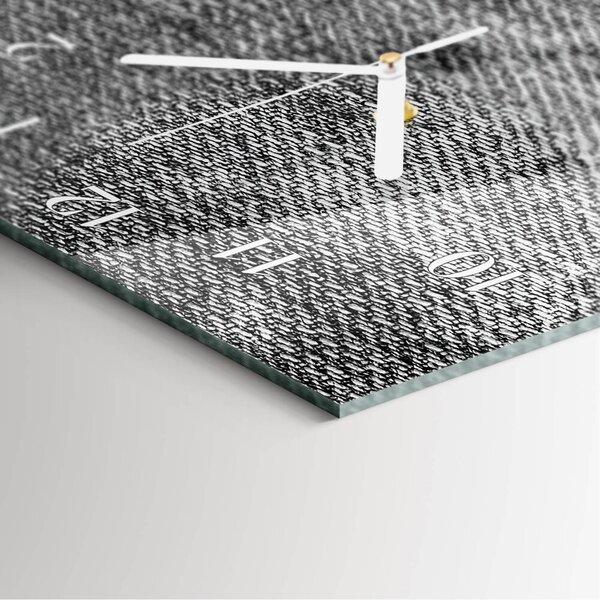 Skleněné hodiny vertikální Materiál zsppb-30x60-00081465