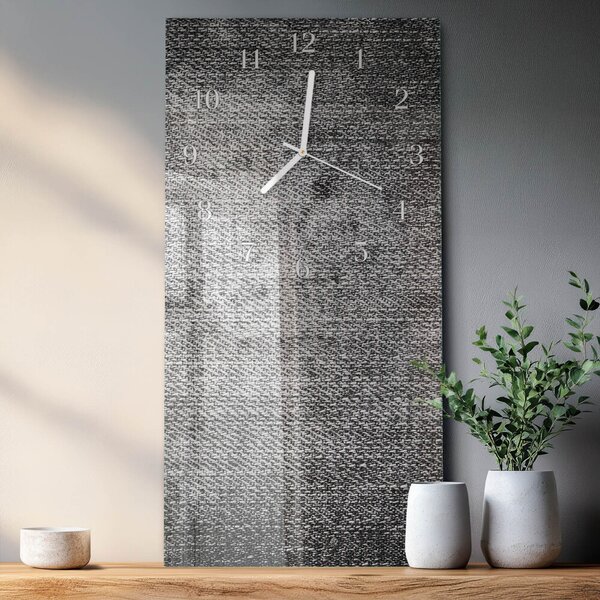 Skleněné hodiny vertikální Materiál zsppb-30x60-00081465