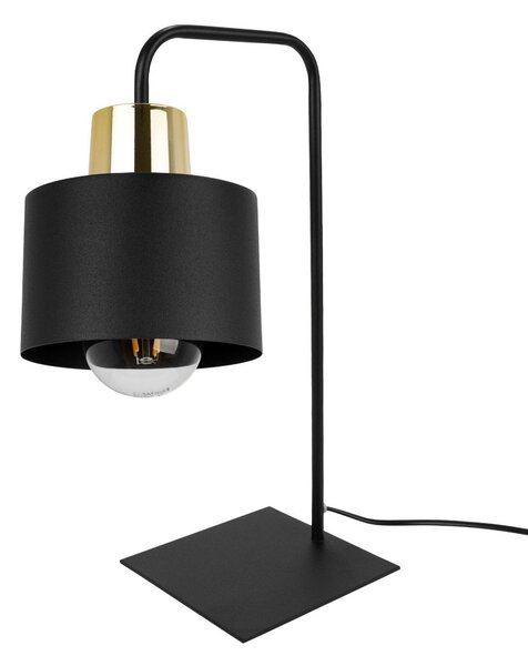 Stolní lampa Panta, 1x černé kovové stínítko, g