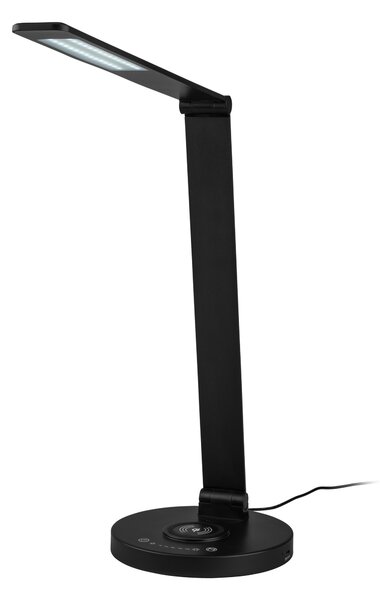 Livarno home Stolní LED lampa s indukčním nabíjením (černá) (100398085002)