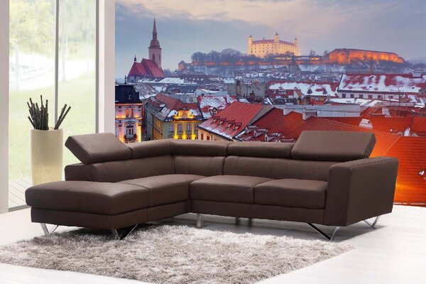 DIMEX | Vliesová fototapeta Bratislava MS-5-1172 | 375 x 250 cm| vícebarevná, bílá, béžová, hnědá