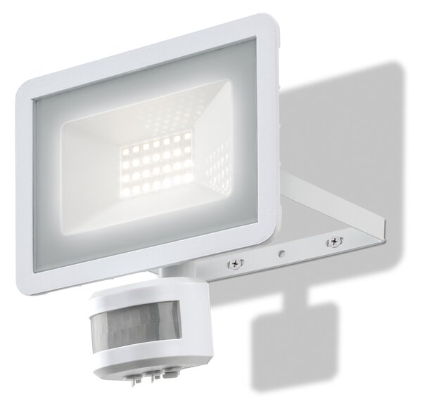 Livarno® Venkovní LED reflektor s pohybovým senzorem (bílá) (100400738002)