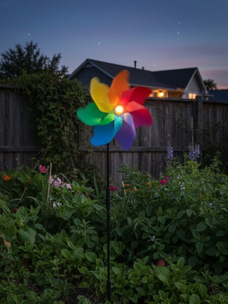 Sinsay - Dekorativní zahradní solární LED větrník - vícebarevná