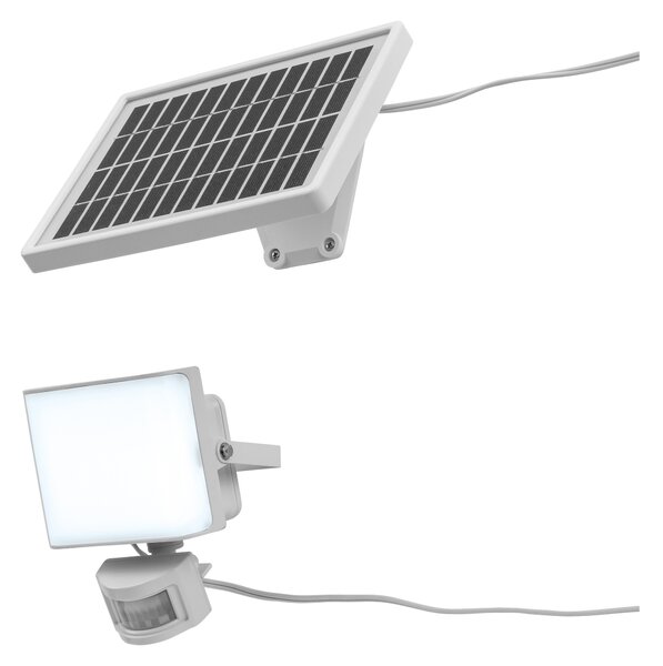 Livarno® Solární LED reflektor s pohybovým senzorem (bílá) (100401268002)