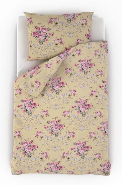 Bavlněné povlečení PROVENCE COLLECTION CLER žlutá